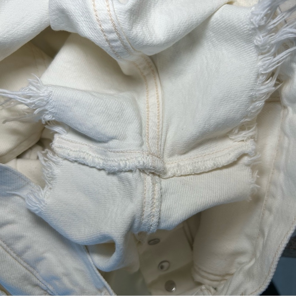 Agolde Parker Short White/Cream Size 26 - Picture 9 of 10